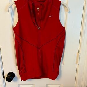 Nike Zip-Up Running Vest. NikeFIT Dry.
